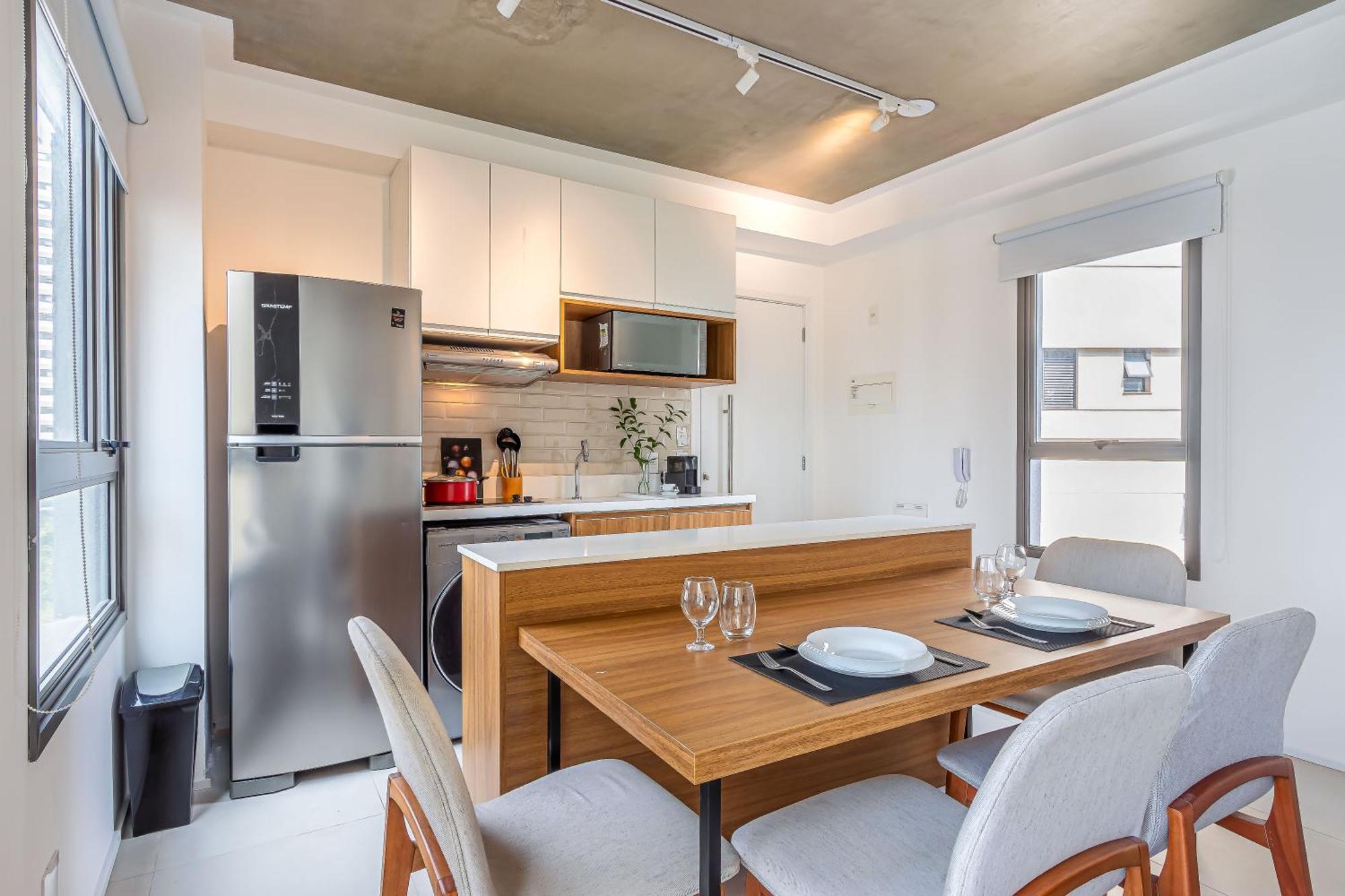 Predio Residencial Moderno Proximo Ao Parque Do Ibirapuera - Next Vila Nova เซาเปาโล ห้อง รูปภาพ